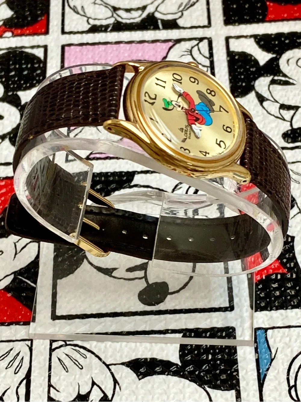Vintage Disney X Lorus by Seiko Backwards Running Goofy Watch